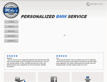 Tablet Screenshot of mikesbmwservice.com